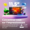 Lenovo Tab Plus - Tablette tactile 11,5 pouces 2K Full HD Dolby Atmos JBL (Mediatek G99, 8 Go de RAM, 128 Go eMMC, Android 14, WiFi + Bluetooth) - Gris Luna