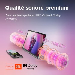 Lenovo Tab Plus - Tablette tactile 11,5 pouces 2K Full HD Dolby Atmos JBL (Mediatek G99, 8 Go de RAM, 128 Go eMMC, Android 14, WiFi + Bluetooth) - Gris Luna