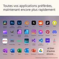 Microsoft Surface Pro (Chargeur Non Inclus) | Copilot+ PC | Ecran Tactile 13” | Snapdragon X Plus | 16Go RAM | SSD 256Go | Dernier Modèle, 11ème Edition | Windows 11 Home | Platine