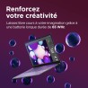 Yoga Slim 7 14IMH9 - Ordinateur Portable 14'' OLED WUXGA (Intel Core Ultra 7 155H, RAM 32Go, SSD 1To, Intel Arc Graphics,Windows 11 Home) Clavier rétroéclairé AZERTY FR - Lunaire Gris
