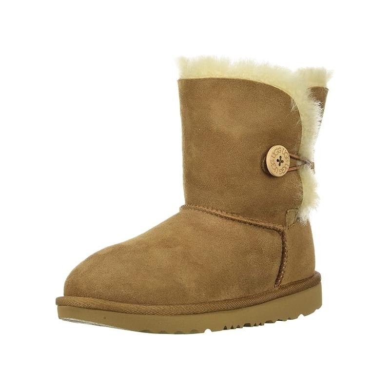 Bottes UGG Enfant Mixte Bailey Button II Semelle Résistante