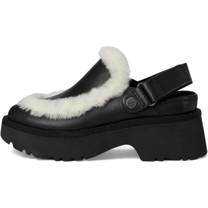 UGG Esmee Leather Clog Lanière Arrière Confortable