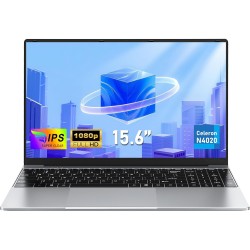 FUNYET Ordinateur Portable,2025 15,6 Pouces Laptop, 8GB RAM, 512GB SSD, Processeur N4020, IPS FHD 1920 x 1080, 5000 mAh, Étudiant, Emplacement pour Carte TF, Win11pro Notebook