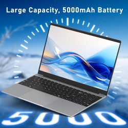 FUNYET Ordinateur Portable,2025 15,6 Pouces Laptop, 8GB RAM, 512GB SSD, Processeur N4020, IPS FHD 1920 x 1080, 5000 mAh, Étudiant, Emplacement pour Carte TF, Win11pro Notebook