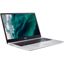 Acer Chromebook 315 CB315-4H-C7R0, Ordinateur Portable 15,6'' Full HD, PC Portable (Intel Celeron N4500, RAM 4Go, 128Go eMMC, Intel UHD Graphics, ChromeOS), Laptop Gris, Clavier AZERTY