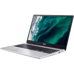 Acer Chromebook 315 CB315-4H-C7R0, Ordinateur Portable 15,6'' Full HD, PC Portable (Intel Celeron N4500, RAM 4Go, 128Go eMMC, Intel UHD Graphics, ChromeOS), Laptop Gris, Clavier AZERTY