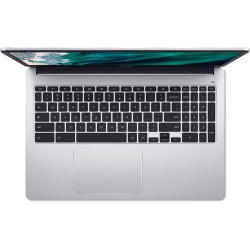 Acer Chromebook 315 CB315-4H-C7R0, Ordinateur Portable 15,6'' Full HD, PC Portable (Intel Celeron N4500, RAM 4Go, 128Go eMMC, Intel UHD Graphics, ChromeOS), Laptop Gris, Clavier AZERTY